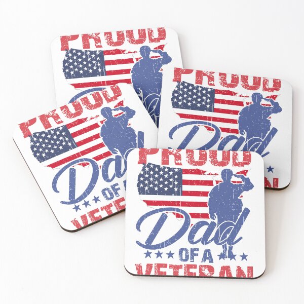 Item preview, Proud DAD of a Veteran  designed and sold by Martolina33.