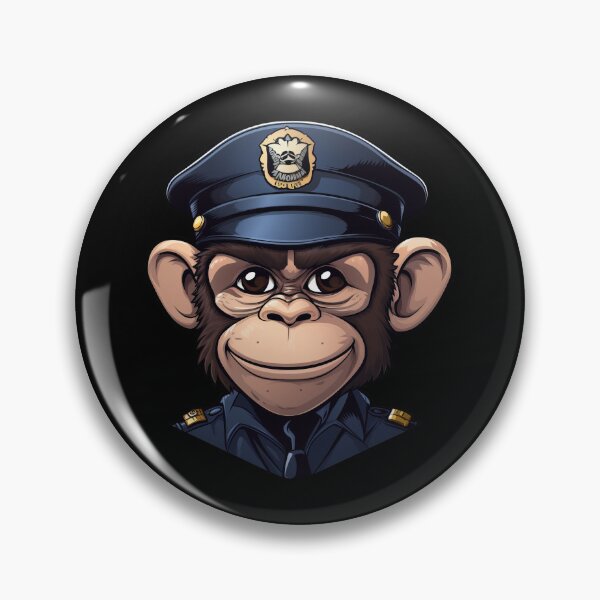 Item preview, Police monkey designed and sold by Soulskier.