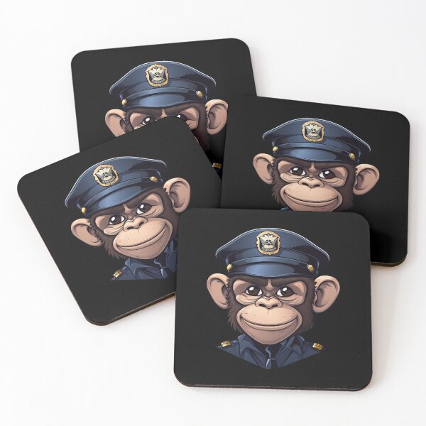 Item preview, Police monkey designed and sold by Soulskier.