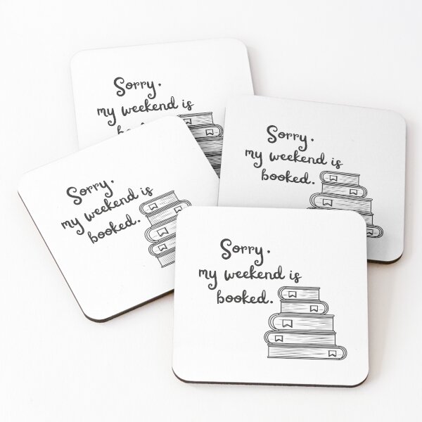 Item preview, My weekend is booked designed and sold by TinyHorseBooks.