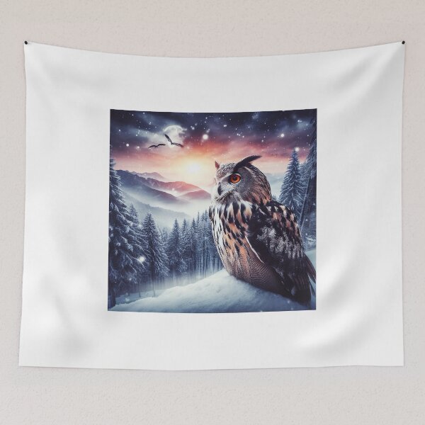 Item preview, Enchanting Plumage Night's Silent Spectacle Unveiled designed and sold by Daniel Dudgeon.