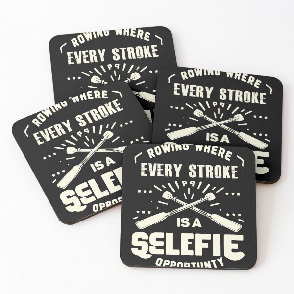 Item preview, Rowing: Where every stroke is a selfie opportunity designed and sold by bihtti.