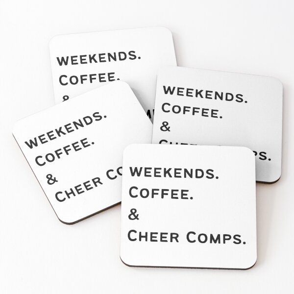 Item preview, Weekends, Coffee and Cheer Comps designed and sold by designsbyvickij.