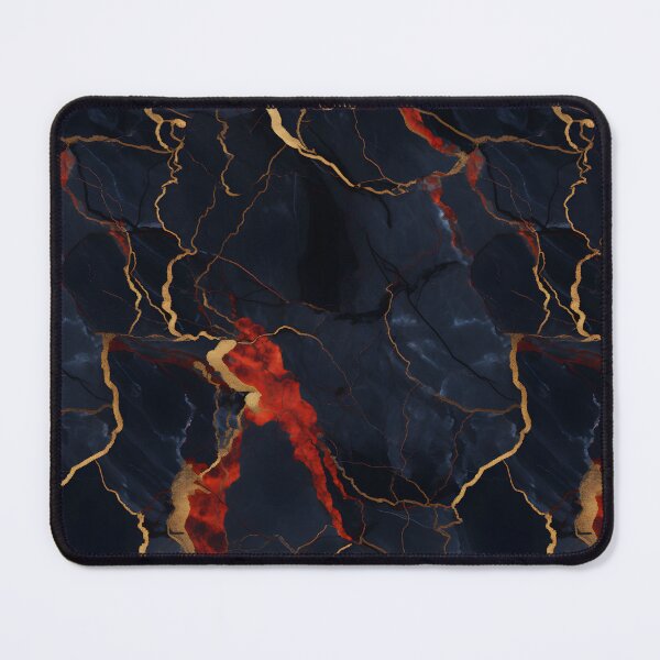 Item preview, Blue, Red and Gold Seamless Repeating Marble Pattern designed and sold by PeteRascal.