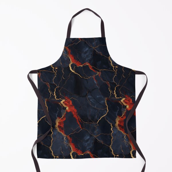 Item preview, Blue, Red and Gold Seamless Repeating Marble Pattern designed and sold by PeteRascal.