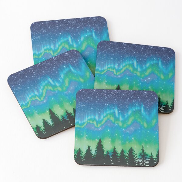 Item preview, Aurora Borealis northern lights design designed and sold by HappyMoni27.