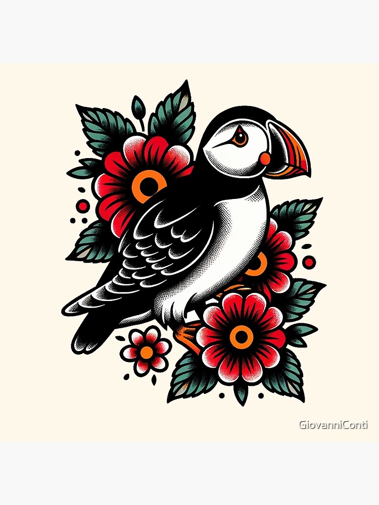 Amazon.com: Azeeda Large 'Puffin' Temporary Tattoo (TO00029829) :  Everything Else