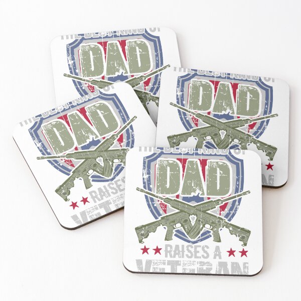 Item preview, Proud DAD of a Veteran  The Best Kind Of DAD designed and sold by Martolina33.