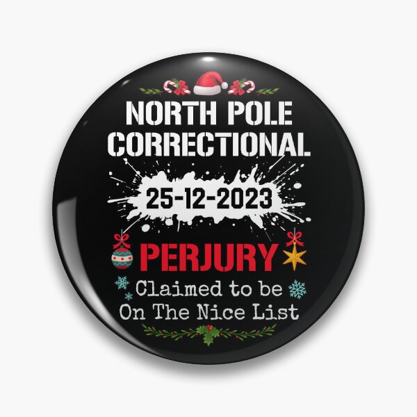 Item preview, North Pole Correctional Perjury Family Matching Christmas designed and sold by JoyceMeme.