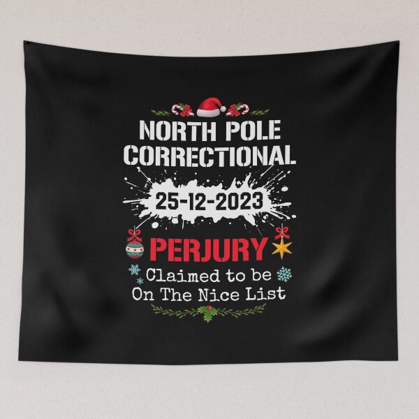 Item preview, North Pole Correctional Perjury Family Matching Christmas designed and sold by JoyceMeme.