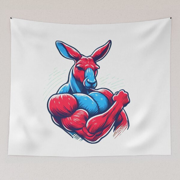 Item preview,  Kangaroo Flex 2- Muscle Hopping Madness designed and sold by Funky Land.