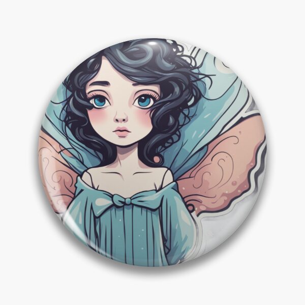 Item preview, Glittery Butterfly Girl designed and sold by Moi-cat.