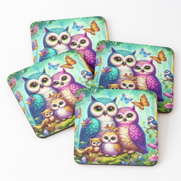 Item preview, Feathers of Fate Owls in Celestial Ballet designed and sold by Daniel Dudgeon.