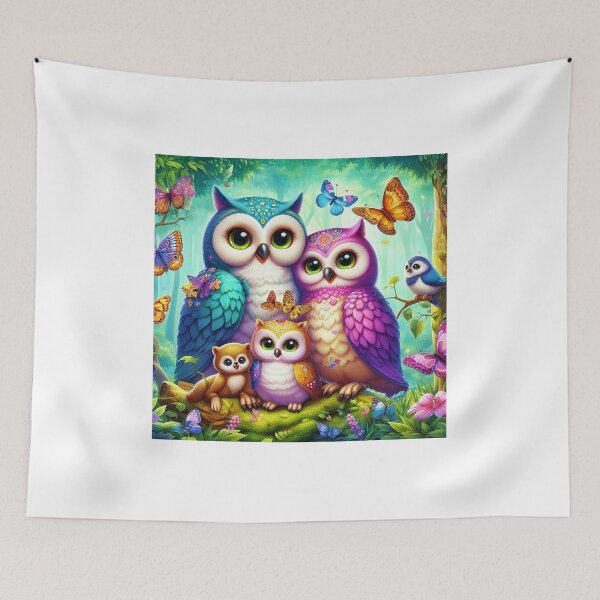 Item preview, Feathers of Fate Owls in Celestial Ballet designed and sold by Daniel Dudgeon.
