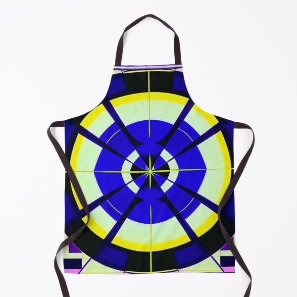 Item preview, Blue Circle and lines designed and sold by Barbara Burgess.