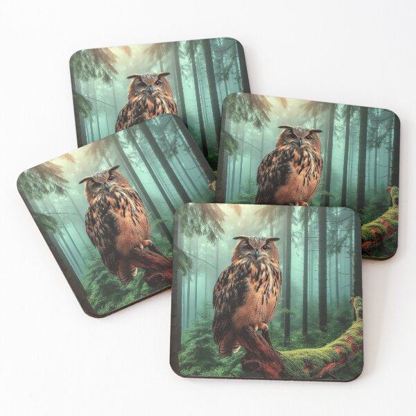 Item preview, Lunar Lullaby Owls in Night's Serenade designed and sold by Daniel Dudgeon.