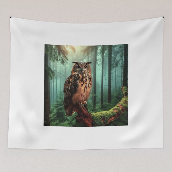 Item preview, Lunar Lullaby Owls in Night's Serenade designed and sold by Daniel Dudgeon.
