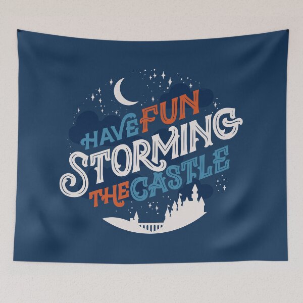Item preview, Storming the Castle Blue designed and sold by polliadesign.