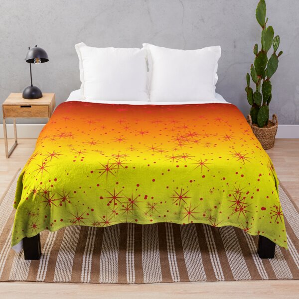 Item preview, Red stars on a flaming gradient background designed and sold by HarridanCreates.
