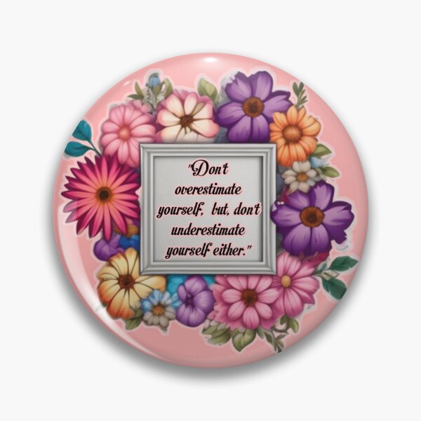 Item preview, Floral frame with motivational text  designed and sold by Roxburylane.