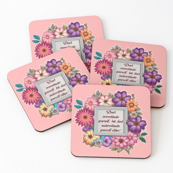 Item preview, Floral frame with motivational text  designed and sold by Roxburylane.