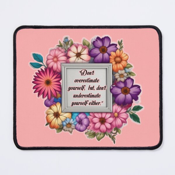 Item preview, Floral frame with motivational text  designed and sold by Roxburylane.