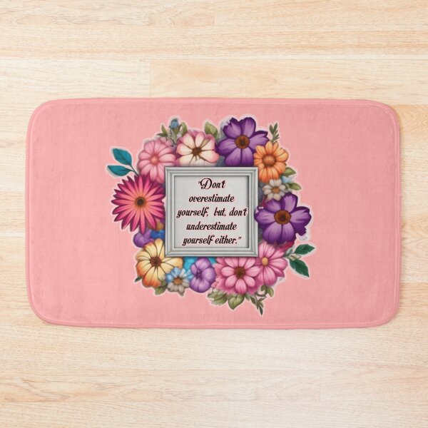 Item preview, Floral frame with motivational text  designed and sold by Roxburylane.