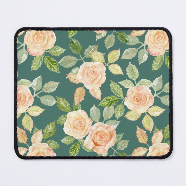 Item preview, Sweet roses on Hooker's green designed and sold by Anne-Leue.