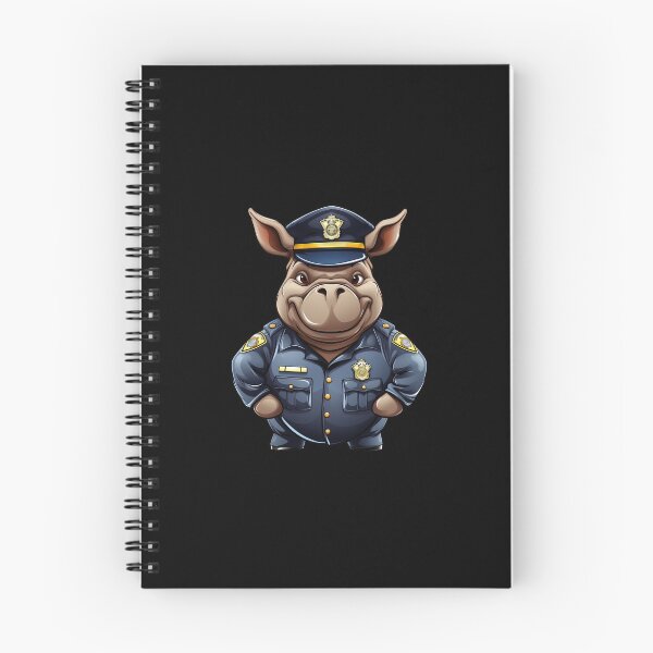 Item preview, hippopotamus policeman designed and sold by Soulskier.