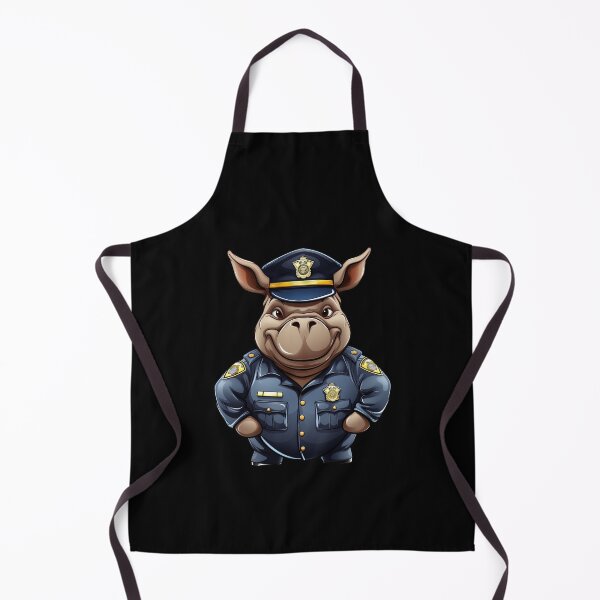 Item preview, hippopotamus policeman designed and sold by Soulskier.