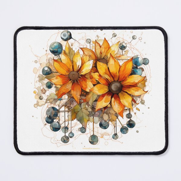 Item preview, Sunflowers in Molecules designed and sold by Mindterest.