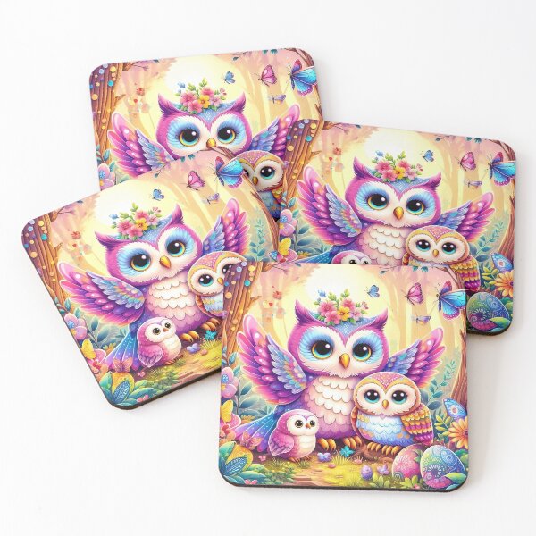 Item preview, Serenade of Silence Owls' Enigmatic Nightfall designed and sold by Daniel Dudgeon.