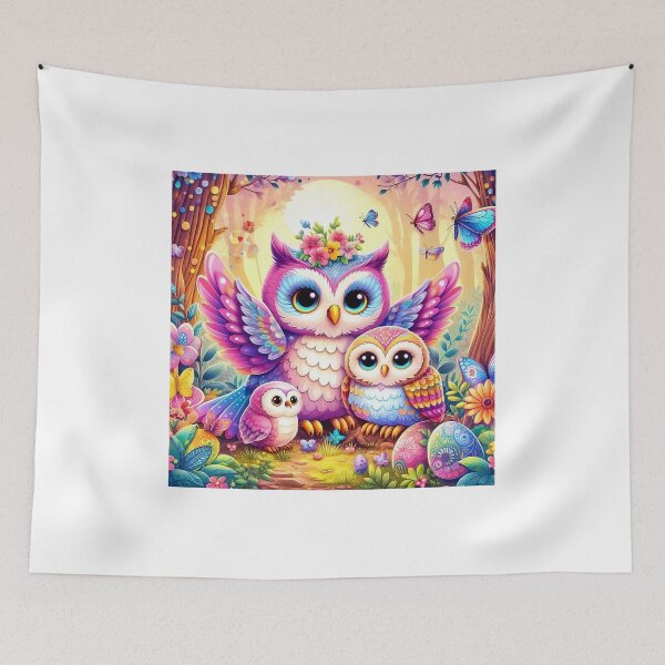 Item preview, Serenade of Silence Owls' Enigmatic Nightfall designed and sold by Daniel Dudgeon.