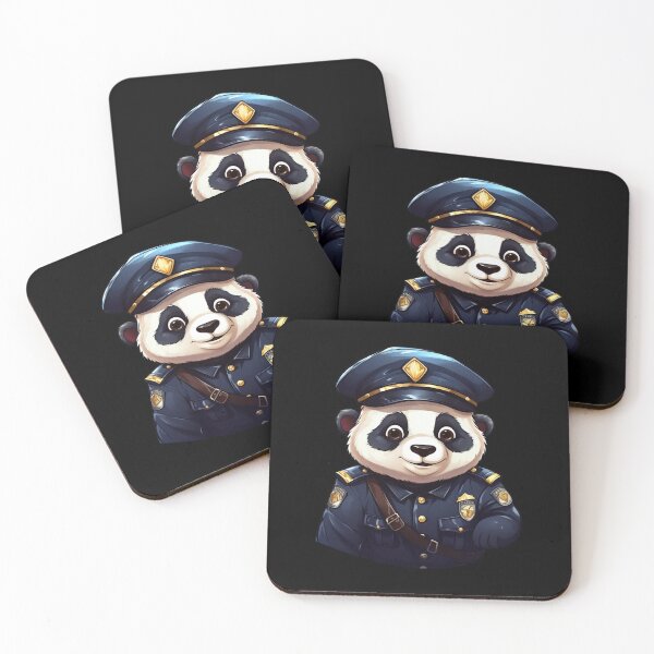 Item preview, Panda policeman designed and sold by Soulskier.