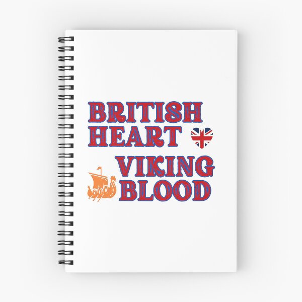 Item preview, British Heart Viking Blood. Gift ideas for historical enthusiasts. designed and sold by LindaLG.