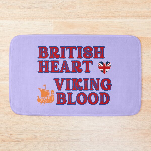 Item preview, British Heart Viking Blood. Gift ideas for historical enthusiasts. designed and sold by LindaLG.