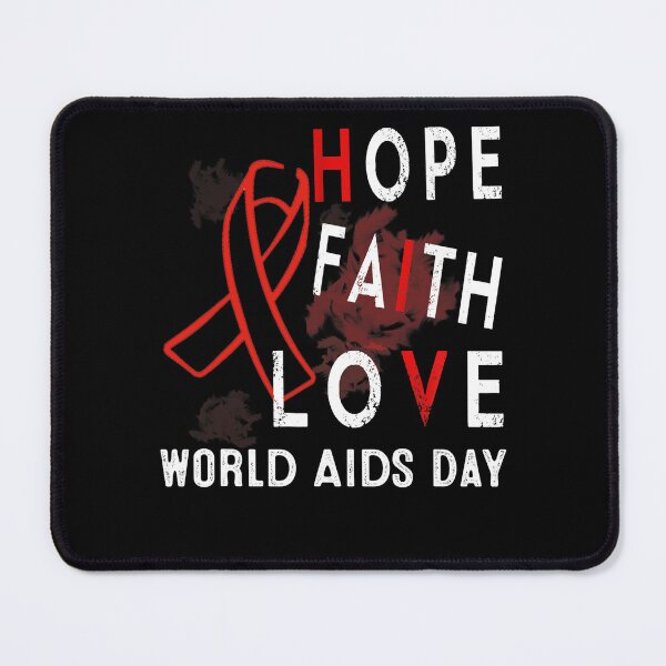 Item preview, faith hope love - hiv world aids day awareness designed and sold by EagmianPheolea.