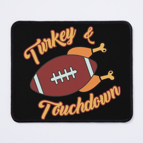 Item preview, Turkey And Touchdown For American Football Fans designed and sold by Puristock.