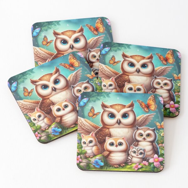 Item preview, Whispering Shadows Owls in Twilight's Embrace designed and sold by Daniel Dudgeon.