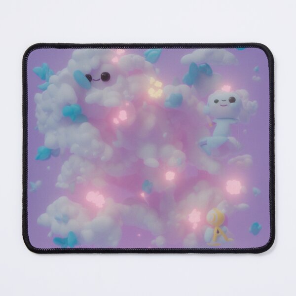 Item preview, fluffy clouds butterflies designed and sold by Moi-cat.