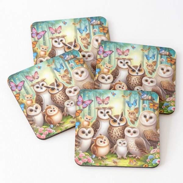 Item preview, Wisdom Unseen Owls in Celestial Silence designed and sold by Daniel Dudgeon.