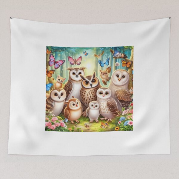 Item preview, Wisdom Unseen Owls in Celestial Silence designed and sold by Daniel Dudgeon.
