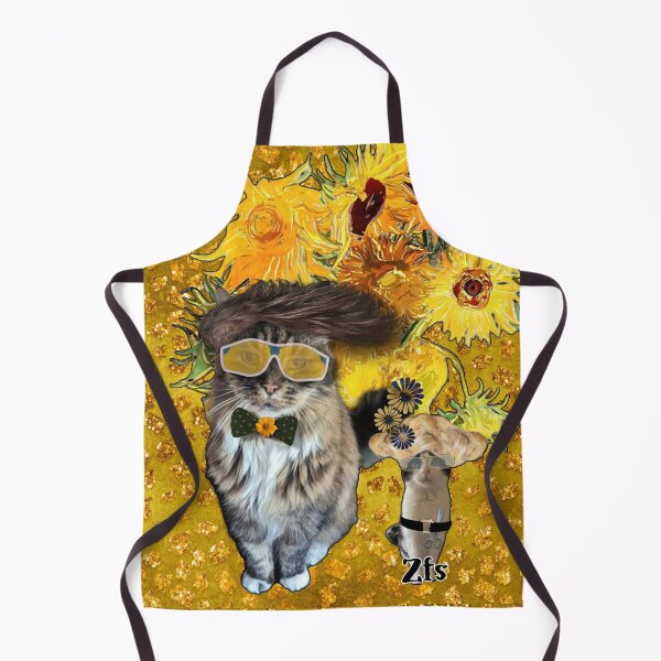 Item preview, Van Gogh gala for kitties  designed and sold by zorasfurrstudio.