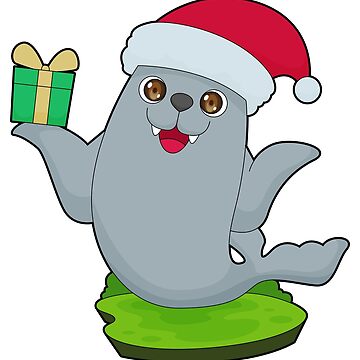 Imagen de la obra Seal Christmas Package de Snabdesign84