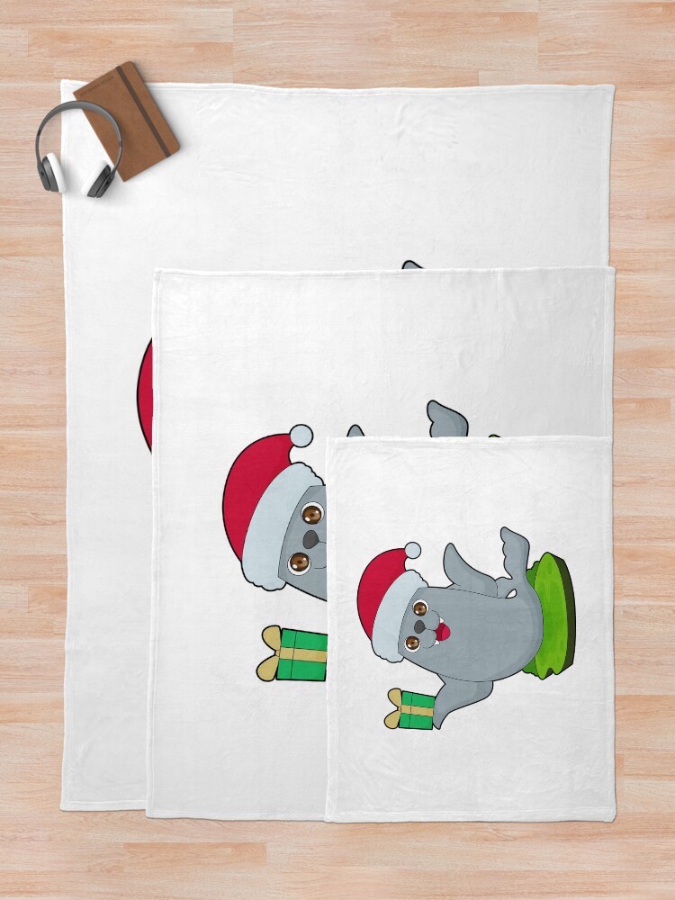 Imagen 5 de 6, Manta con la obra Seal Christmas Package, diseñada y vendida por Snabdesign84.