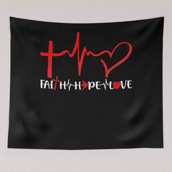 Item preview, Faith Hope Love AIDS Awareness WORLD AIDS DAY Red Ribbon designed and sold by EagmianPheolea.