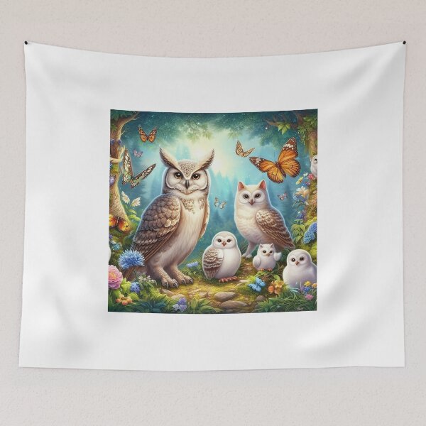 Item preview, Wisdom Unveiled Night's Majestic Feathered Sages designed and sold by Daniel Dudgeon.