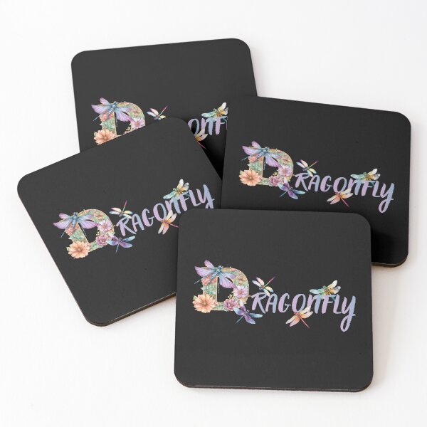 Item preview, Colorful lettering dragonfly designed and sold by LuckyFamily.