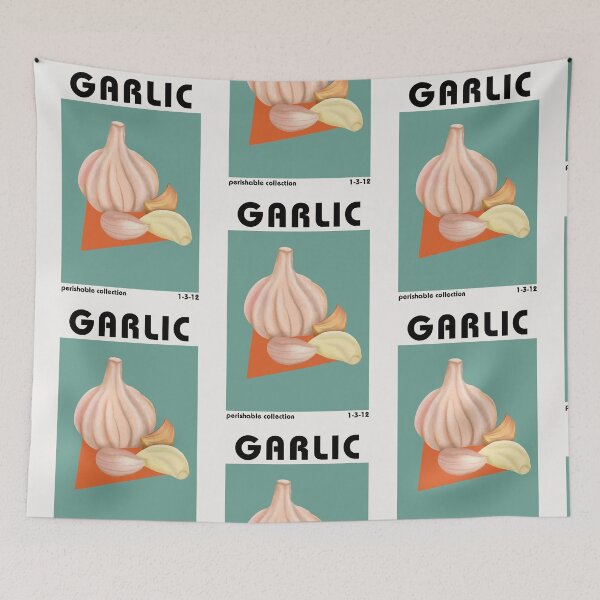 Item preview, Kitchen Print - Garlic designed and sold by BettySpicer.