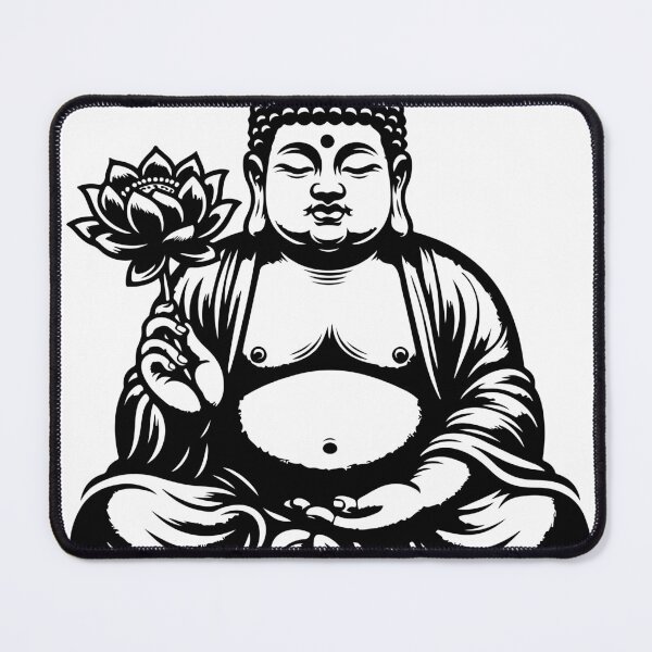 Item preview, Graceful jade Buddha designed and sold by bharuarts.